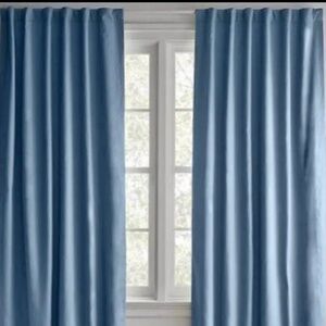 Pottery Barn Teen Linen Blackout Curtains (4 panels)
